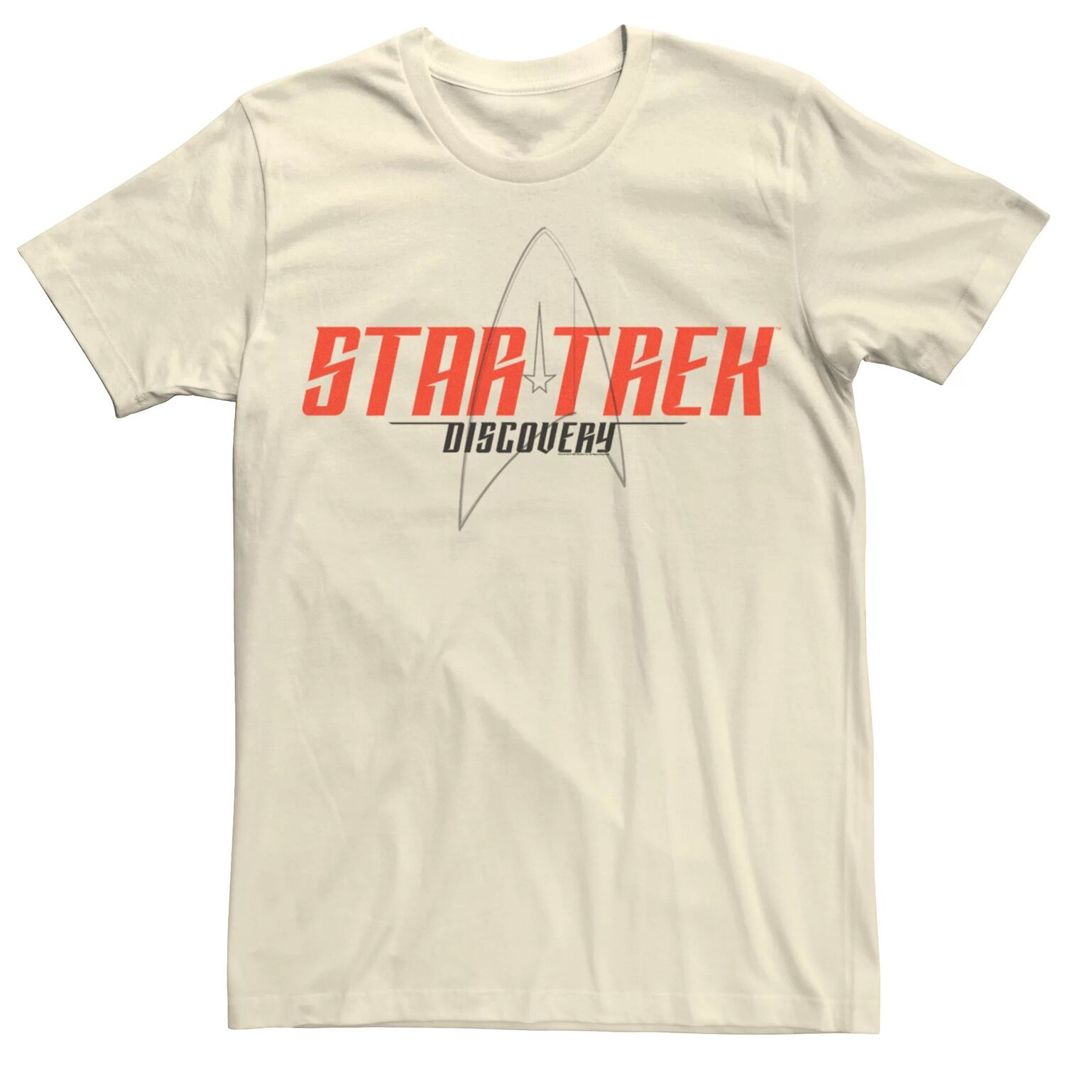 Мужская футболка с логотипом Star Trek Discovery и графическим рисунком Licensed Character
Мужская футболка с логотипом Star Trek Discovery и графическим рисунком Licensed Character