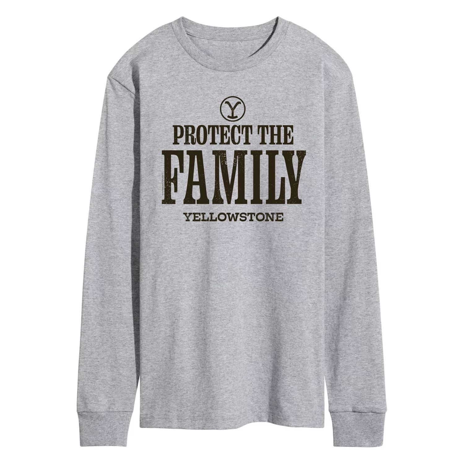 Мужская футболка с длинным рукавом Yellowstone Protect The Family Licensed Character
Мужская футболка с длинным рукавом Yellowstone Protect The Family Licensed Character