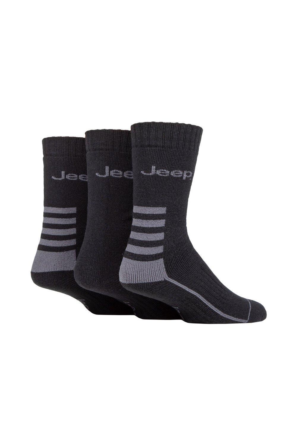3 пары носков из хлопковой смеси Jeep, черный
3 пары носков из хлопковой смеси Jeep, черный