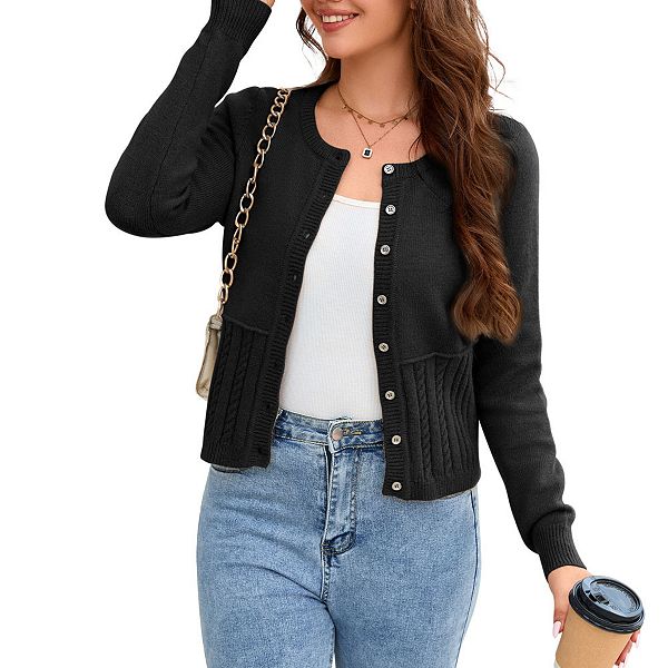 Женский кардиган с косой вязкой Maxxis Merch, Black
Женский кардиган с косой вязкой Maxxis Merch, Black