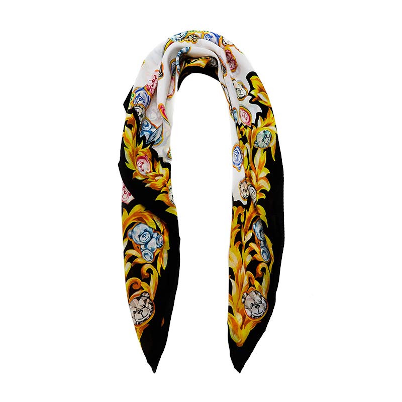 Шёлковый платок MOSCHINO для женщин в разноцветном исполнении 
Шёлковый платок MOSCHINO для женщин в разноцветном исполнении