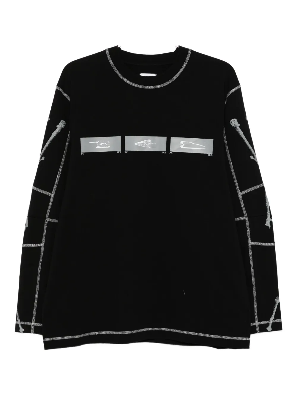 Футболка с длинным рукавом и графическим принтом ROA, черный
Футболка с длинным рукавом и графическим принтом ROA, черный