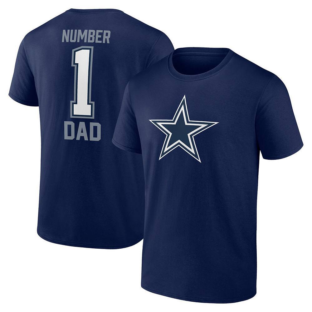 Мужская темно-синяя футболка с логотипом Fanatics Dallas Cowboys Father's Day #1 Dad, цвет Cow Navy
Мужская темно-синяя футболка с логотипом Fanatics Dallas Cowboys Father's Day #1 Dad, цвет Cow Navy
