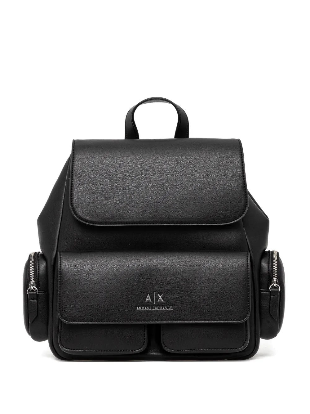 Рюкзак с верхней ручкой и клапанными карманами Armani Exchange, черный
Рюкзак с верхней ручкой и клапанными карманами Armani Exchange, черный