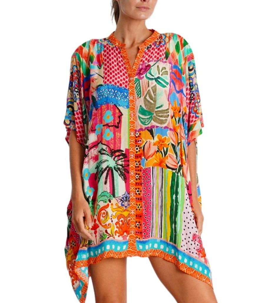 Женское мини-платье-кафтан с коротким рукавом La Moda Clothing, No Color
Женское мини-платье-кафтан с коротким рукавом La Moda Clothing, No Color