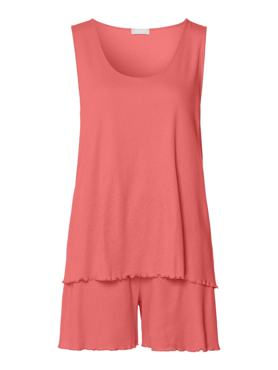 Короткий пижамный комплект Hanro Serena, красный
Короткий пижамный комплект Hanro Serena, красный