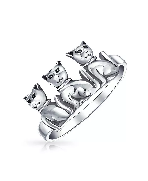 Дружба, котенок, кольцо из стерлингового серебра, лучшие друзья Bling Jewelry, silver
Дружба, котенок, кольцо из стерлингового серебра, лучшие друзья Bling Jewelry, silver
