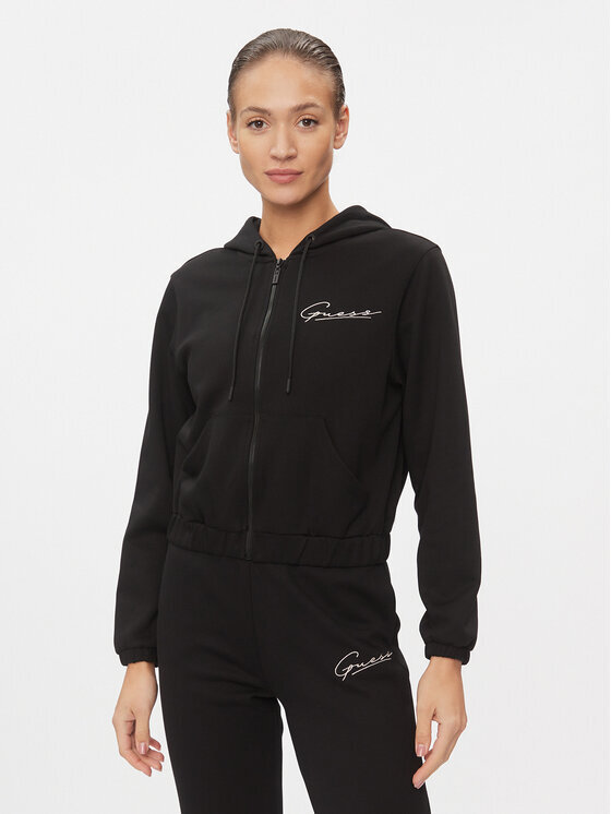 Толстовка обычного кроя Guess, черный 
Толстовка обычного кроя Guess, черный
