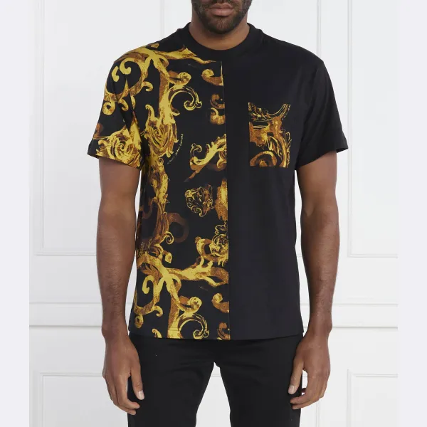 Футболка стандартного кроя Versace, черный
Футболка стандартного кроя Versace, черный