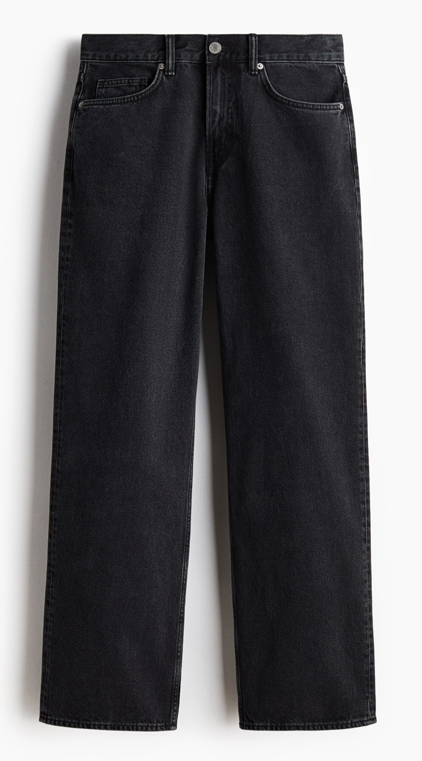 Джинсы H&M Relaxed, черный
Джинсы H&M Relaxed, черный