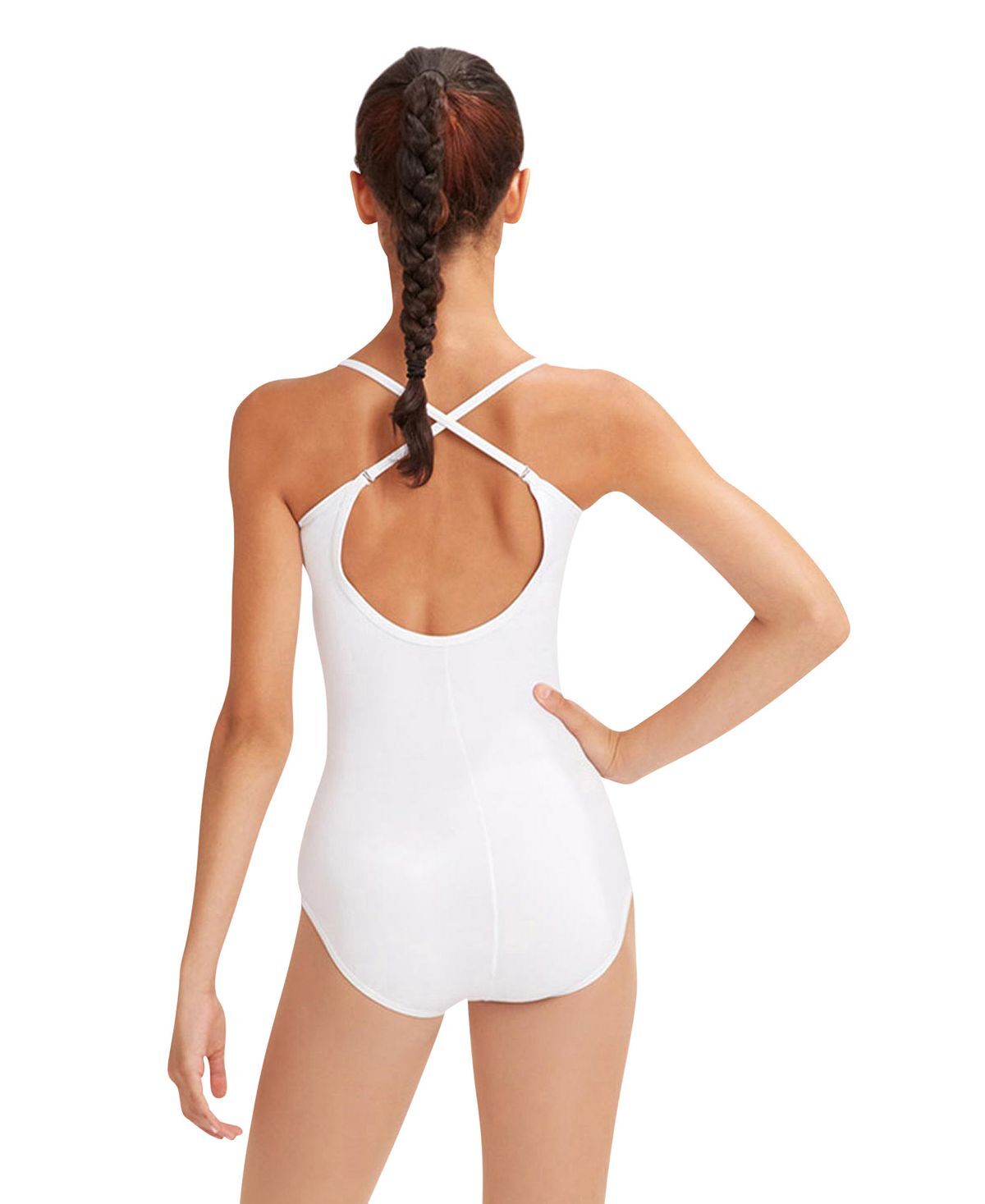 Купальник на бретельках с регулируемыми лямками Capezio, белый
Купальник на бретельках с регулируемыми лямками Capezio, белый