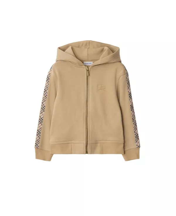Хлопковая толстовка унисекс на молнии с клетчатой отделкой - для маленьких и больших детей. Burberry, коричневый
Хлопковая толстовка унисекс на молнии с клетчатой отделкой - для маленьких и больших детей. Burberry, коричневый