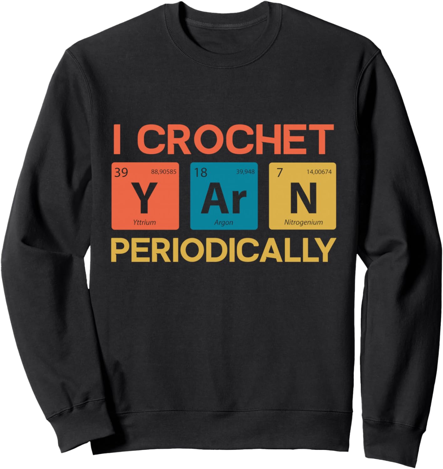 Я периодически вяжу крючком - Забавная вязаная толстовка Crochet Yarn Periodically, черный
Я периодически вяжу крючком - Забавная вязаная толстовка Crochet Yarn Periodically, черный