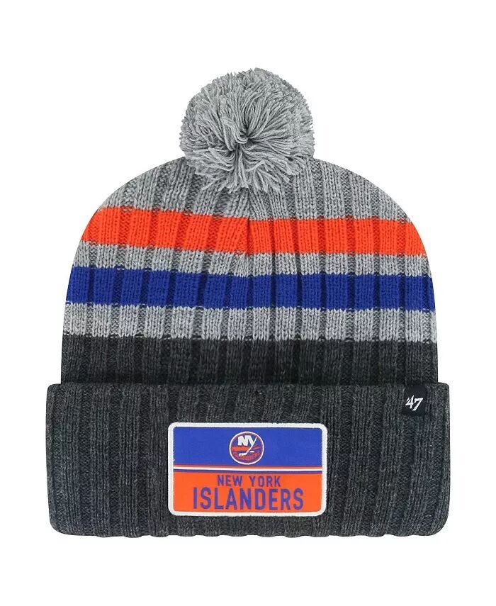 Мужская серая вязаная шапка с манжетами и помпоном New York Islanders Stack '47 Brand, серый
Мужская серая вязаная шапка с манжетами и помпоном New York Islanders Stack '47 Brand, серый