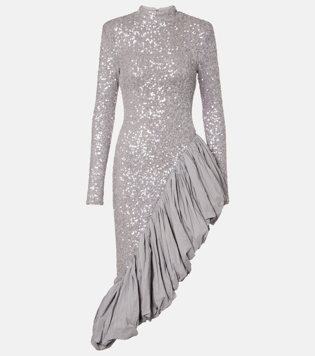 Асимметричное миди-платье с пайетками Rotate, Alloy (Light Gray)
Асимметричное миди-платье с пайетками Rotate, Alloy (Light Gray)