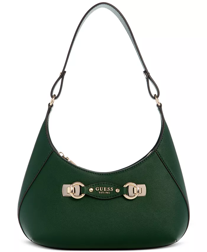 Сумка через плечо Mimina Small Top Zip GUESS, зеленый 
Сумка через плечо Mimina Small Top Zip GUESS, зеленый