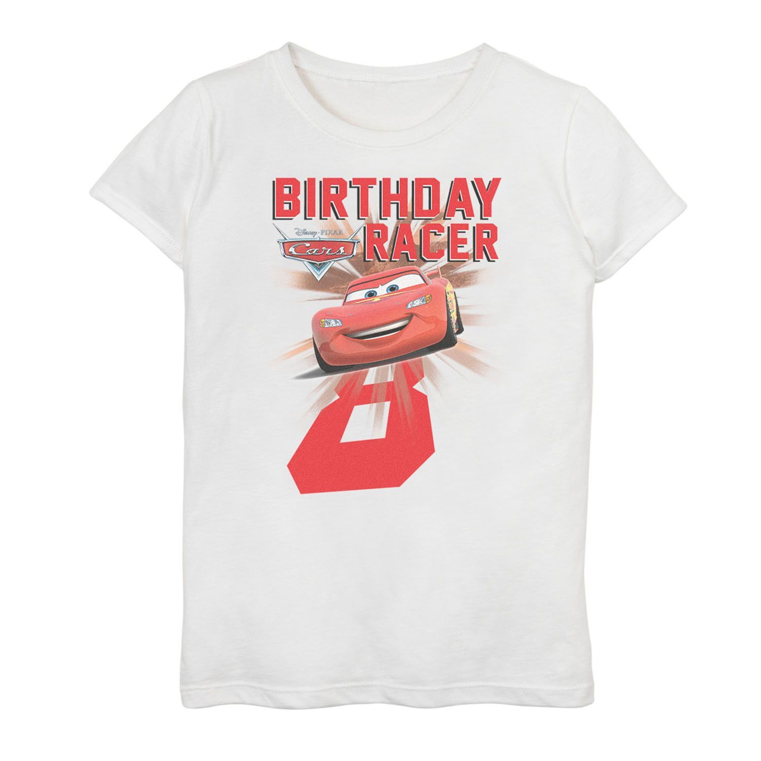 Футболка «Тачки Диснея/Пиксара» для девочек 7–16 лет с гонщиком Маккуином на 8-й день рождения Licensed Character
Футболка «Тачки Диснея/Пиксара» для девочек 7–16 лет с гонщиком Маккуином на 8-й день рождения Licensed Character