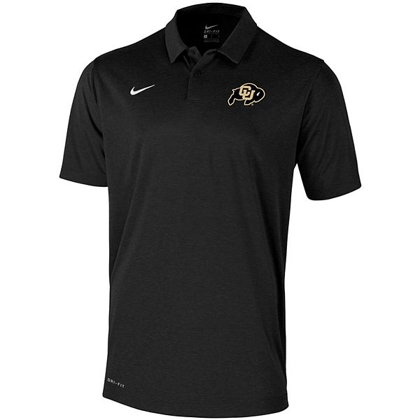Мужская черная футболка-поло Colorado Buffaloes Nike
Мужская черная футболка-поло Colorado Buffaloes Nike