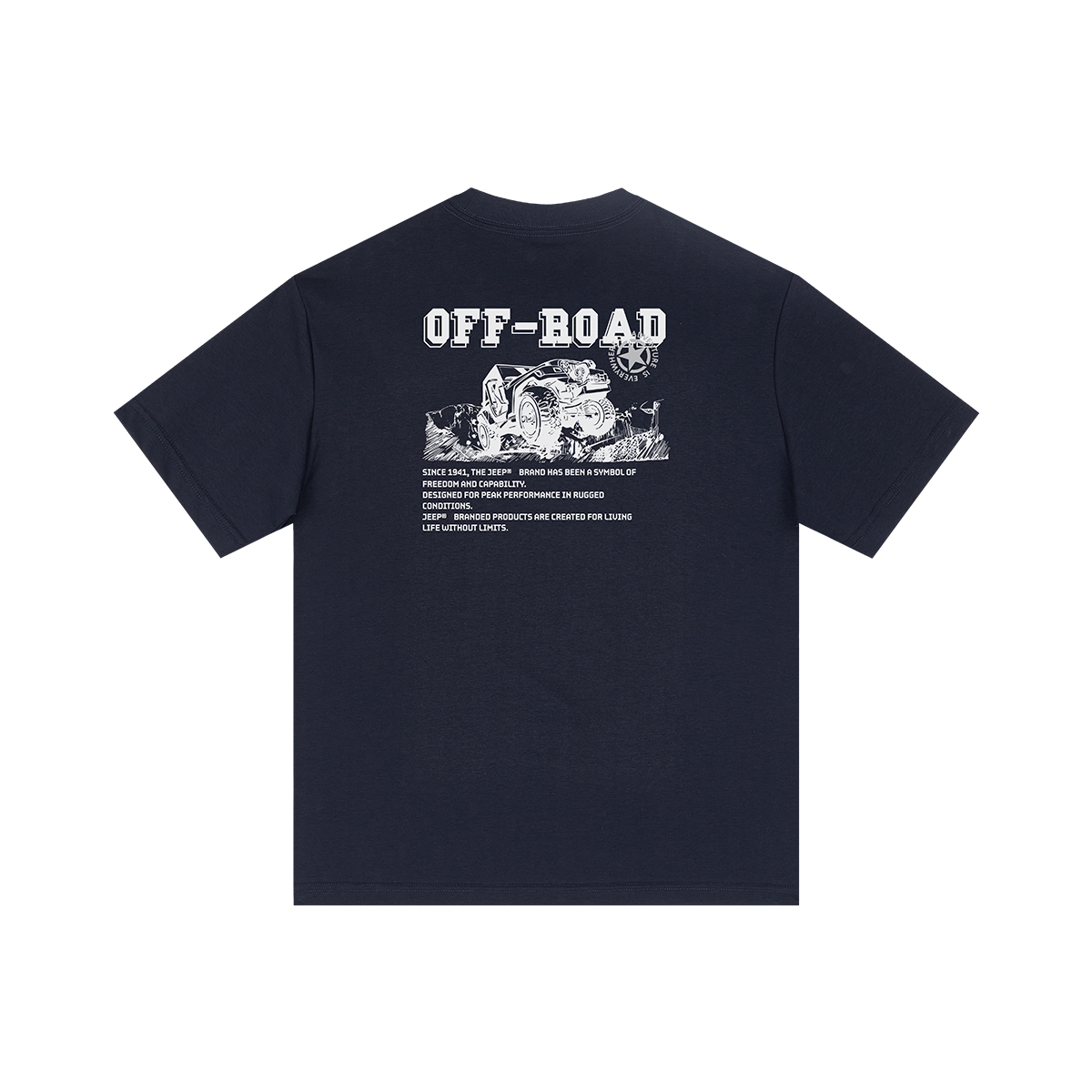 Футболка унисекс Jeep, темно-синий
Футболка унисекс Jeep, темно-синий