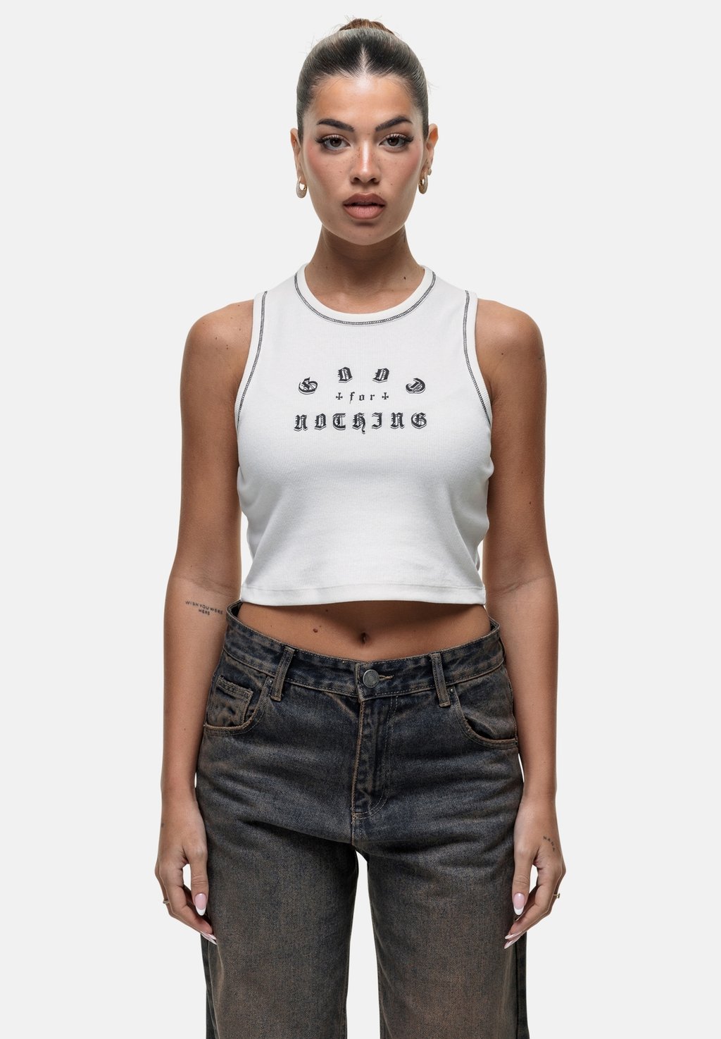 Топ Good For Nothing, белый
Топ Good For Nothing, белый