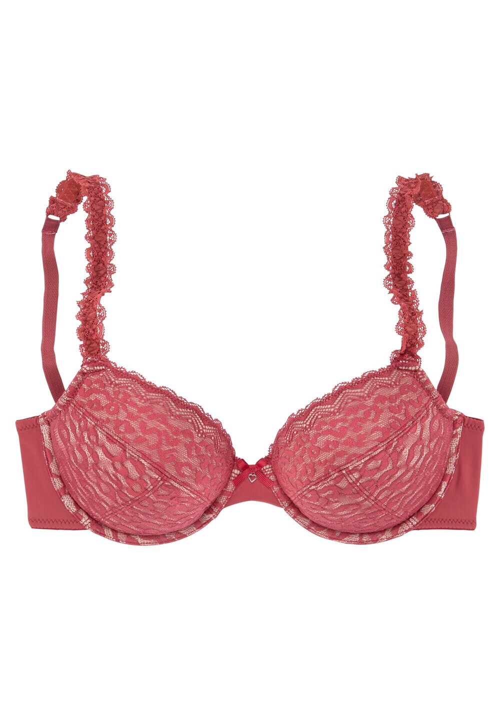 Бюстгальтер с эффектом пуш-ап Lascana, красный
Бюстгальтер с эффектом пуш-ап Lascana, красный