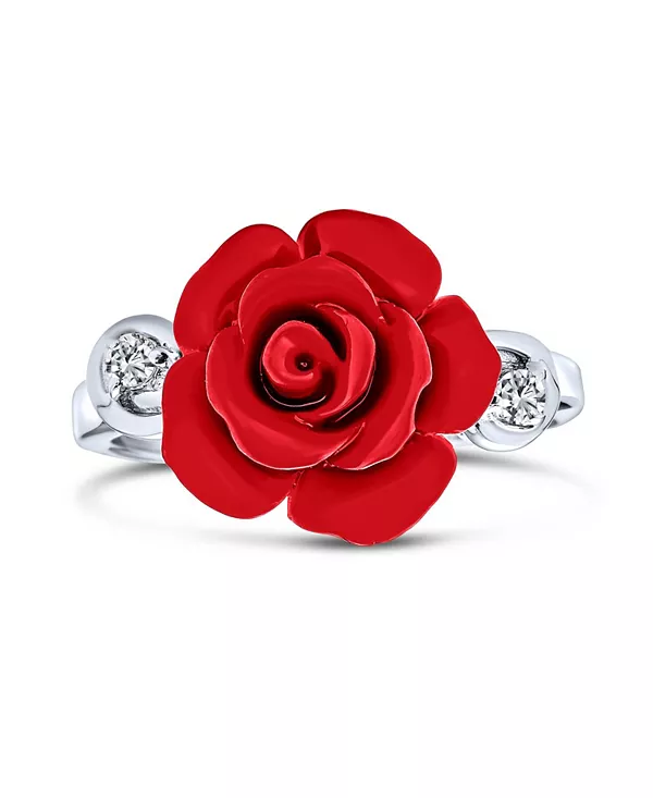 Модное кольцо с резной красной розой и фианитами, стерлинговое серебро Bling Jewelry, red
Модное кольцо с резной красной розой и фианитами, стерлинговое серебро Bling Jewelry, red