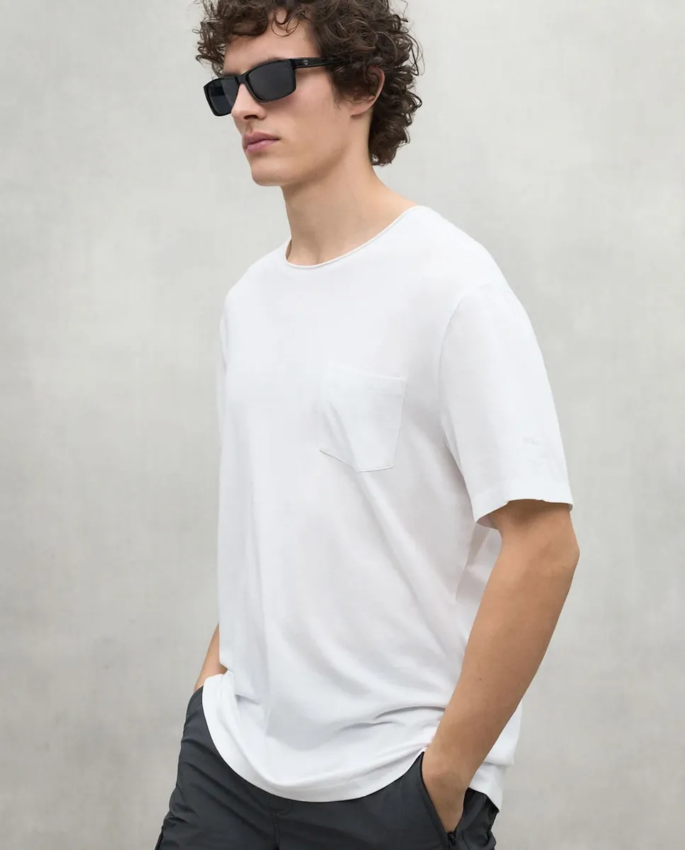 Мужская футболка с коротким рукавом и нагрудным карманом спереди Ecoalf, белый
Мужская футболка с коротким рукавом и нагрудным карманом спереди Ecoalf, белый