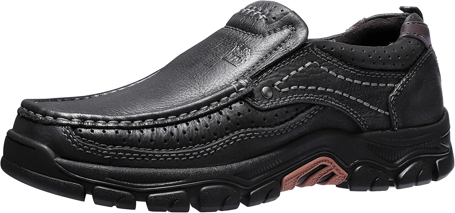 Мужские лоферы CAMEL CROWN, кожаные слипоны для повседневной ходьбы, комфортные для работы, офиса, нарядной и уличной носки, черный
Мужские лоферы CAMEL CROWN, кожаные слипоны для повседневной ходьбы, комфортные для работы, офиса, нарядной и уличной носки, черный