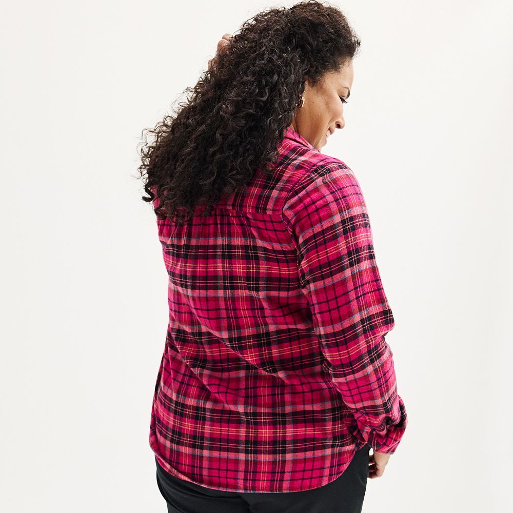 Плюс размер Croft & Barrow Очень мягкая фланелевая рубашка в клетку, цвет Light Blue Plaid
Плюс размер Croft & Barrow Очень мягкая фланелевая рубашка в клетку, цвет Light Blue Plaid