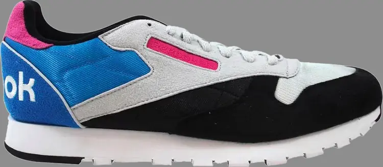 Кроссовки classic leather wb 'black grey blue' Reebok, синий
Кроссовки classic leather wb 'black grey blue' Reebok, синий