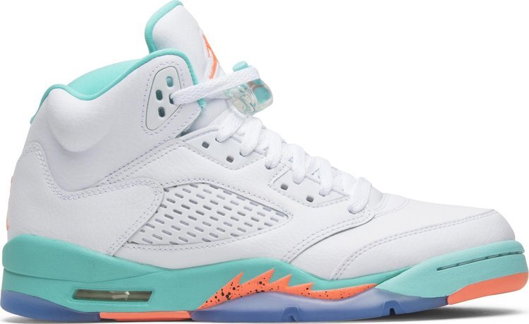 Кроссовки Air Jordan 5 Retro GS Light Aqua, белый
Кроссовки Air Jordan 5 Retro GS Light Aqua, белый