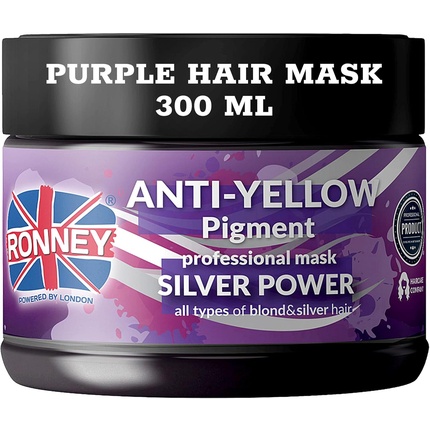 RONNEY Фиолетовая маска для светлых волос 300 мл Ronney Powered By London
RONNEY Фиолетовая маска для светлых волос 300 мл Ronney Powered By London