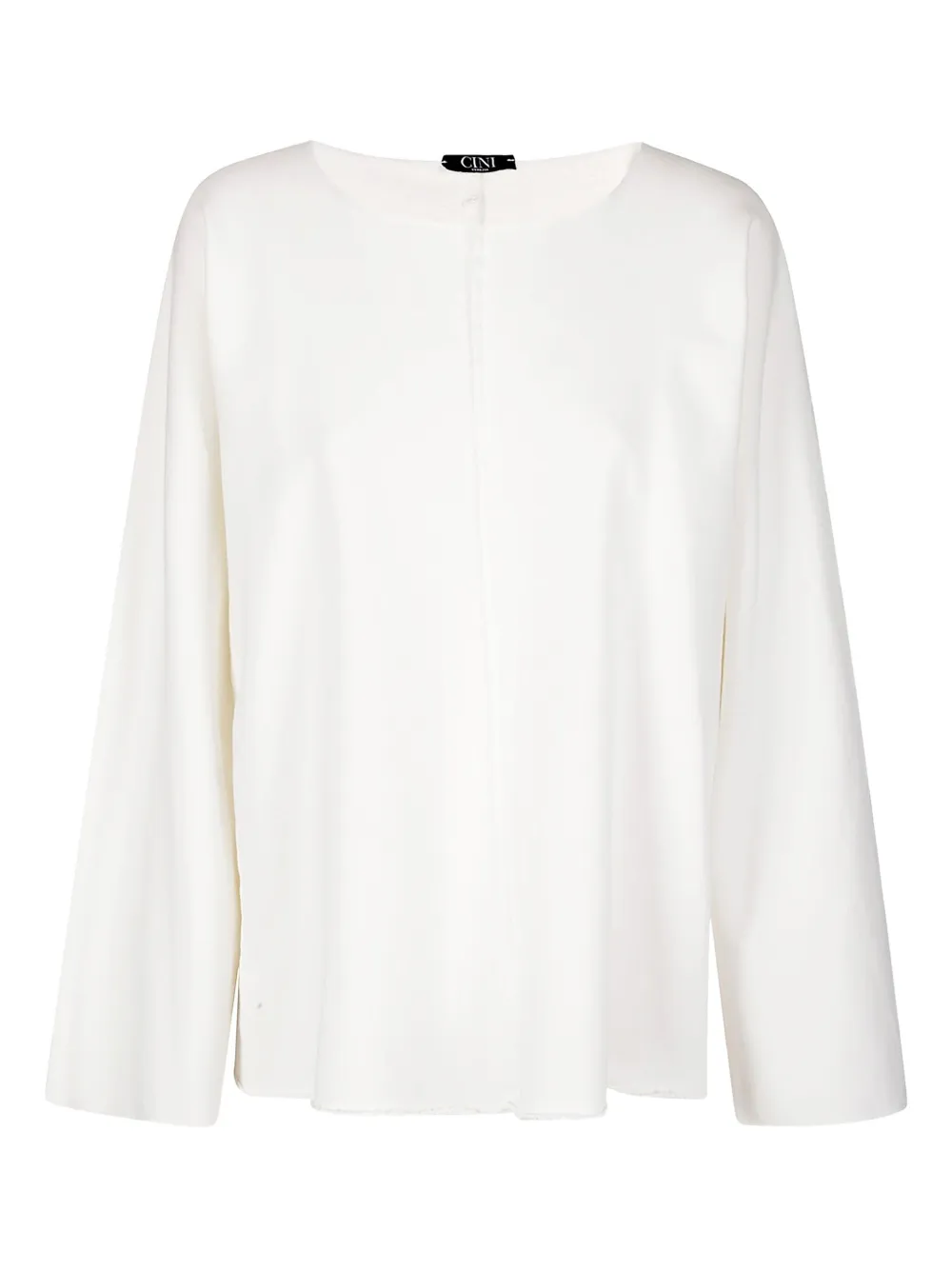 Хлопковая блузка с круглым вырезом Cini, белый
Хлопковая блузка с круглым вырезом Cini, белый