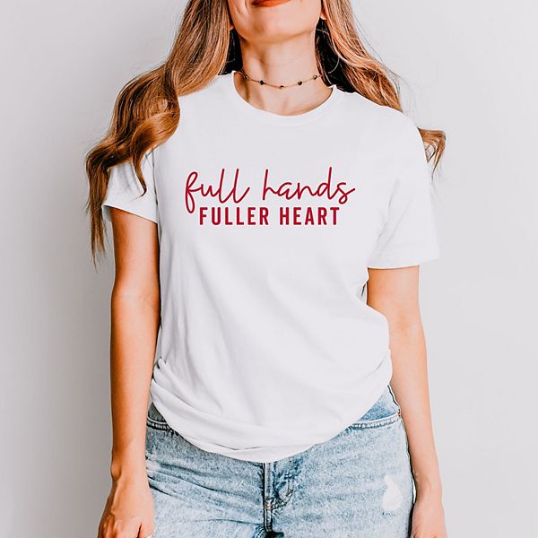 Футболка с коротким рукавом Full hands fuller heart Simply Sage Market, White
Футболка с коротким рукавом Full hands fuller heart Simply Sage Market, White