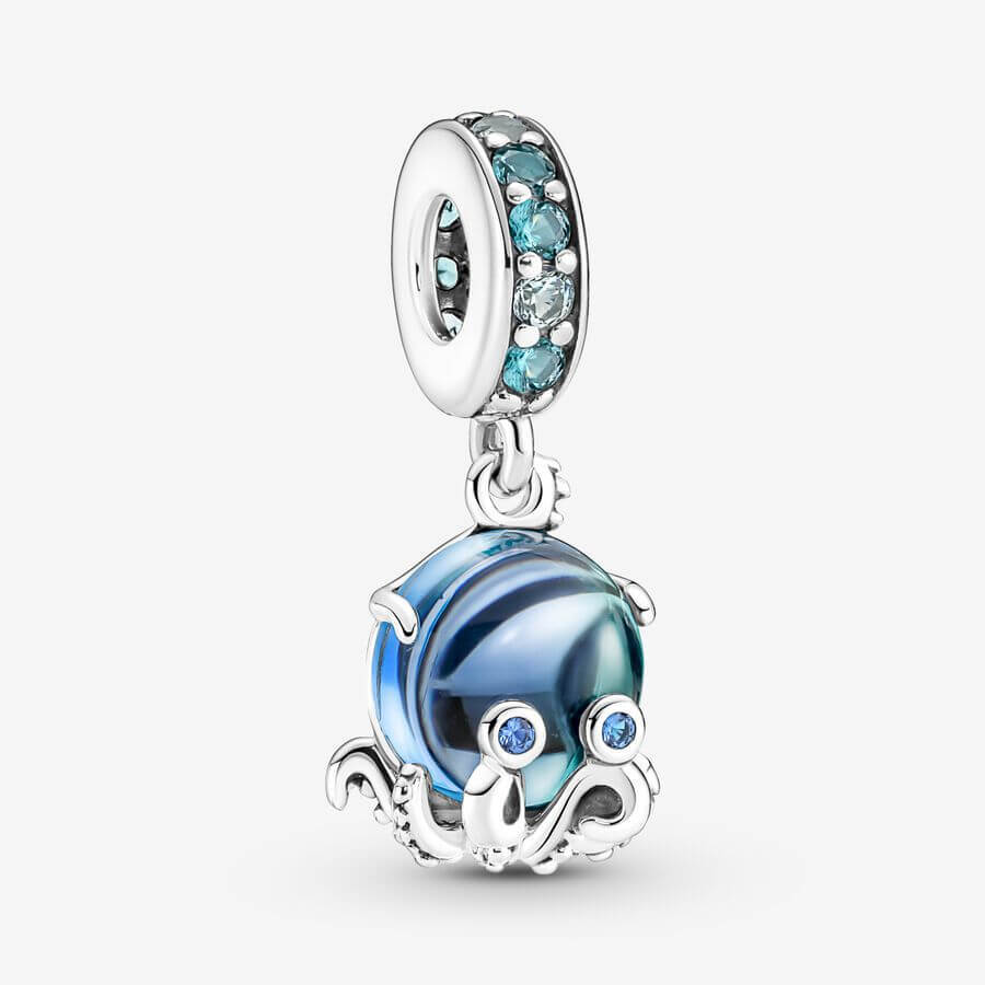 Шарм-подвеска Pandora Moments Murano Glass Cute Octopus, серебро/синий
Шарм-подвеска Pandora Moments Murano Glass Cute Octopus, серебро/синий