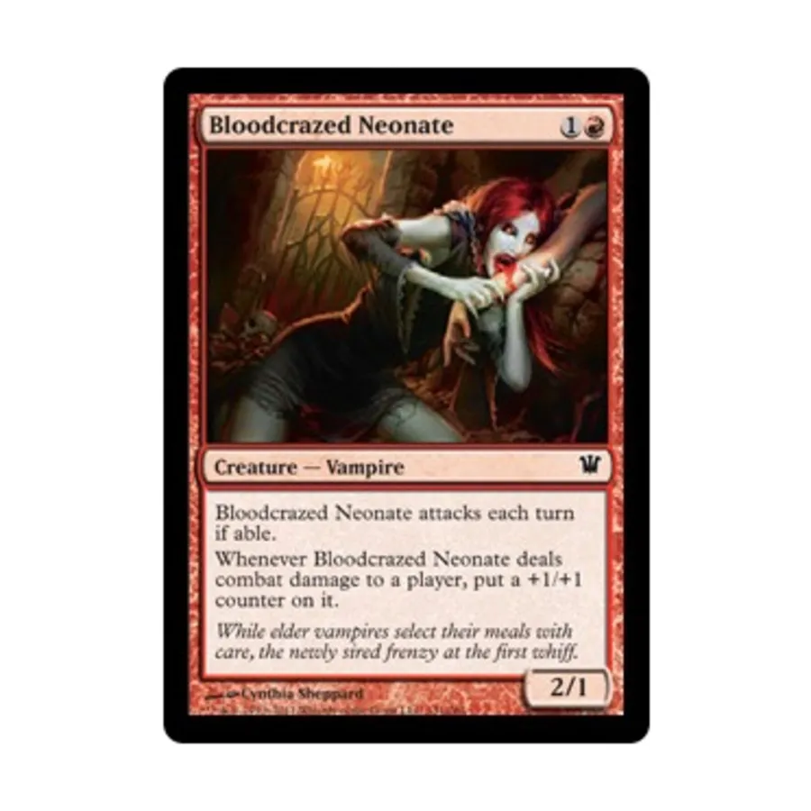 CCG Обезумевший от крови новорожденный (клавиша C), MTG - Innistrad
CCG Обезумевший от крови новорожденный (клавиша C), MTG - Innistrad