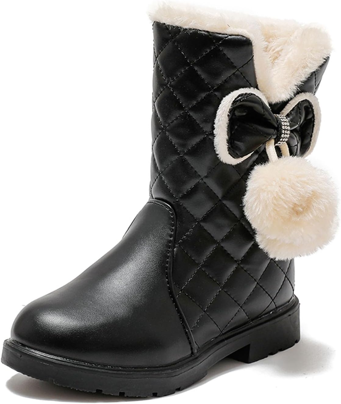 Детские зимние теплые сапоги для девочек до середины голени с искусственным мехом, теплые ботинки, противоскользящие, для малышей и старших детей JEUROT, Black
Детские зимние теплые сапоги для девочек до середины голени с искусственным мехом, теплые ботинки, противоскользящие, для малышей и старших детей JEUROT, Black