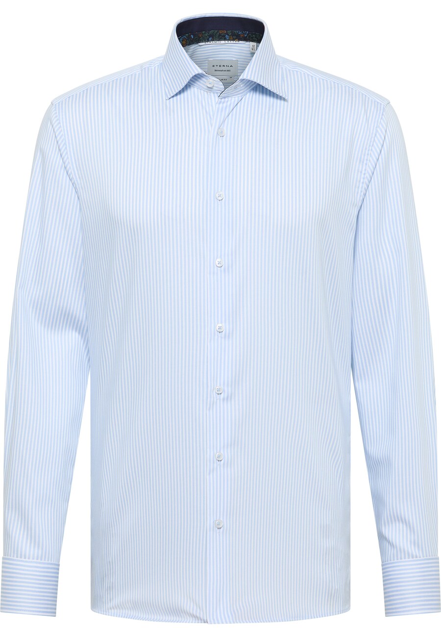 Рубашка делового кроя Slim Fit ETERNA, светло-голубой/белый
Рубашка делового кроя Slim Fit ETERNA, светло-голубой/белый