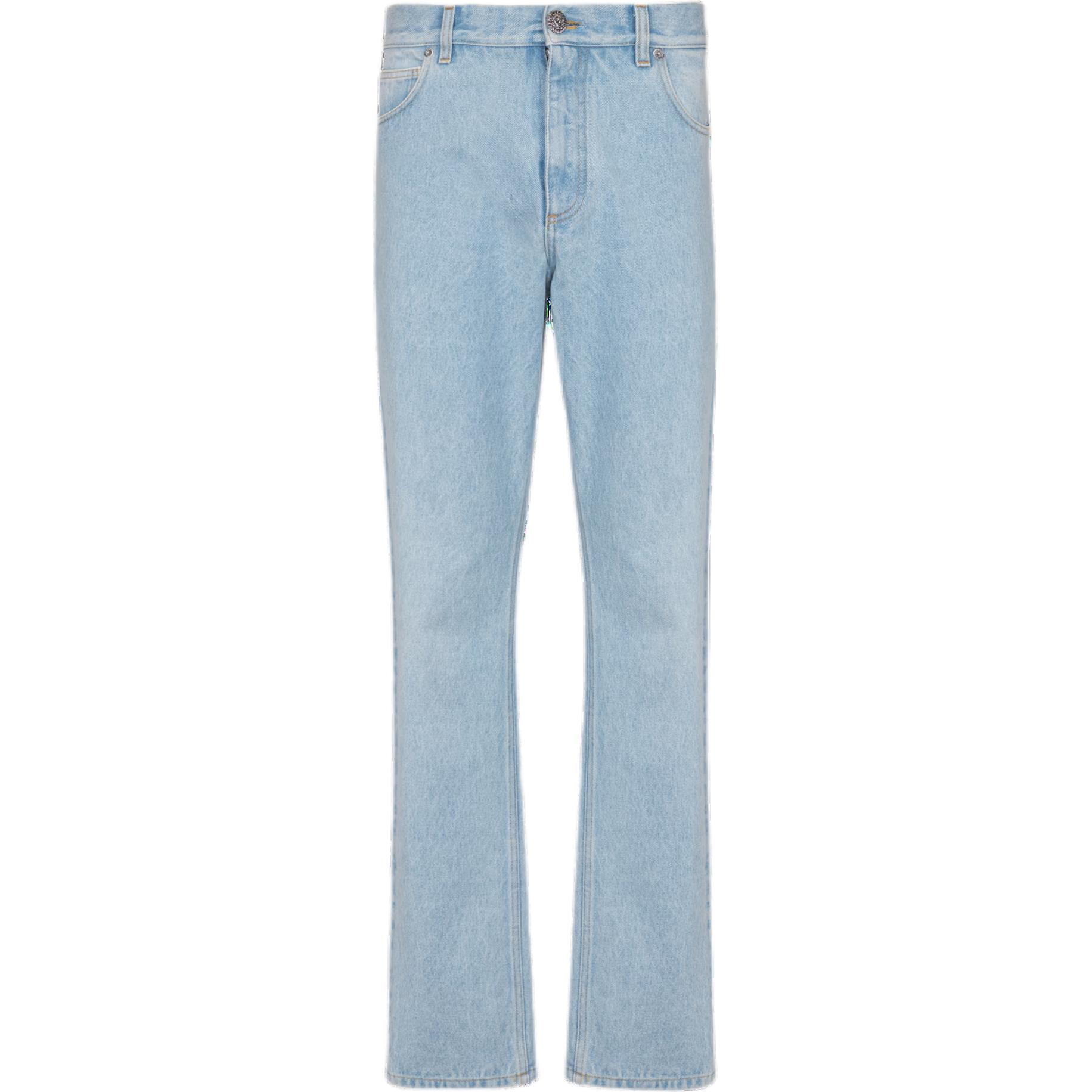 Прямые джинсы средней посадки BALMAIN, синий
Прямые джинсы средней посадки BALMAIN, синий