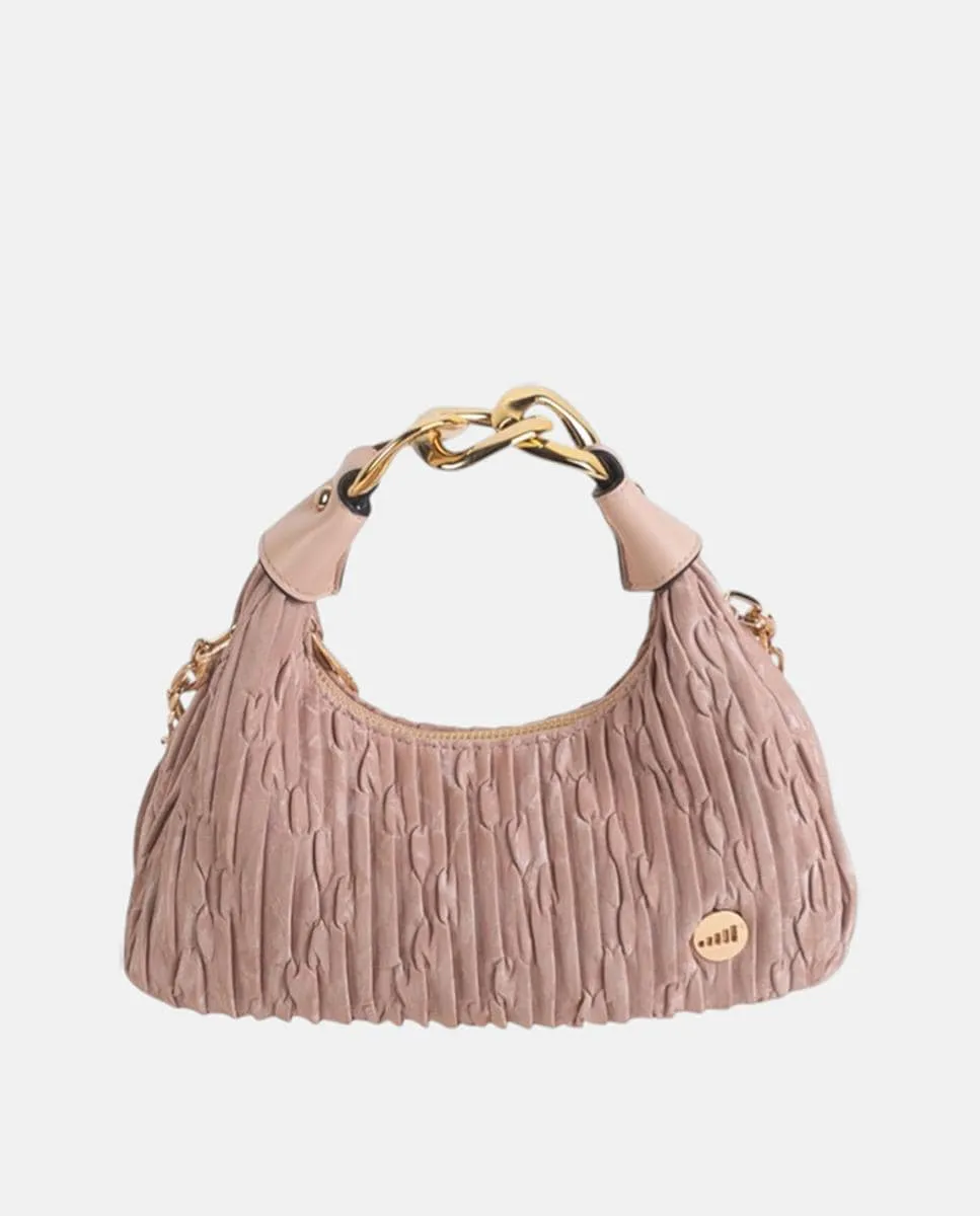 Сумка из плиссированной и текстурированной ткани с металлической застежкой-молнией Volum, темно-коричневый
Сумка из плиссированной и текстурированной ткани с металлической застежкой-молнией Volum, темно-коричневый