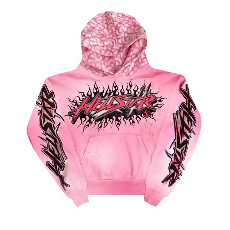 Худи Hellstar Brainwashed With Brain Hoodie, розовый
Худи Hellstar Brainwashed With Brain Hoodie, розовый
