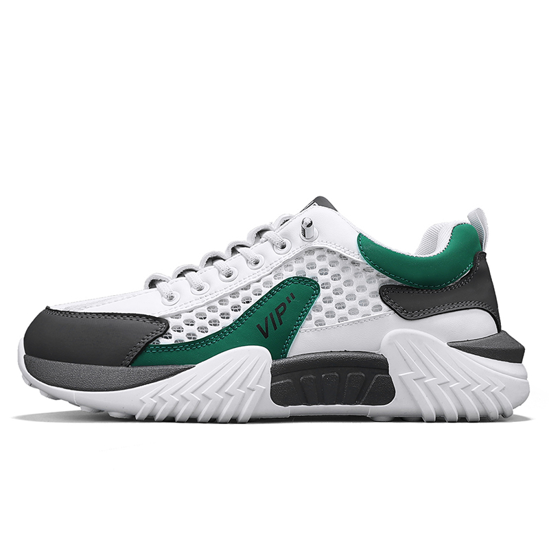 EGCHI Мужские низкие повседневные кроссовки бело-зеленые, цвет White Green
EGCHI Мужские низкие повседневные кроссовки бело-зеленые, цвет White Green