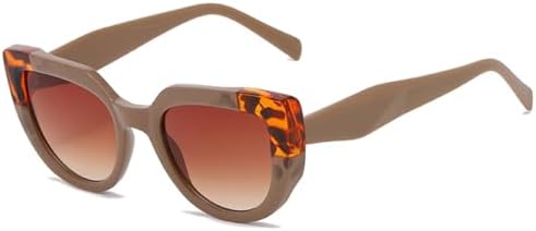 Модные двухцветные солнцезащитные очки для женщин 2027 года, ретро-градиентные оттенки, защита от УФ-излучения UV400, трендовые солнцезащитные очки для мужчин MTZJH, Khaki Leopard Tea
Модные двухцветные солнцезащитные очки для женщин 2027 года, ретро-градиентные оттенки, защита от УФ-излучения UV400, трендовые солнцезащитные очки для мужчин MTZJH, Khaki Leopard Tea