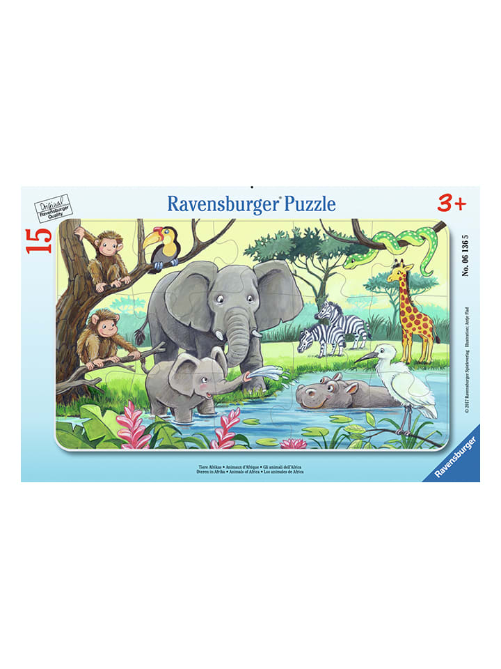 Пазл из 15 деталей «Животные Африки» - для детей от 3 лет и старше
Пазл из 15 деталей «Животные Африки» - для детей от 3 лет и старше