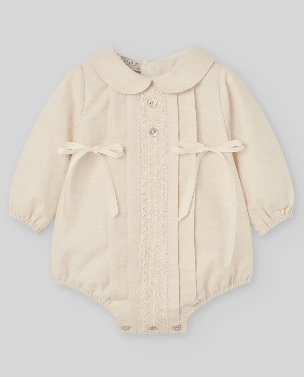 Детский комбинезон с вышивкой коллекции Alegría Paz Rodríguez, бежевый
Детский комбинезон с вышивкой коллекции Alegría Paz Rodríguez, бежевый