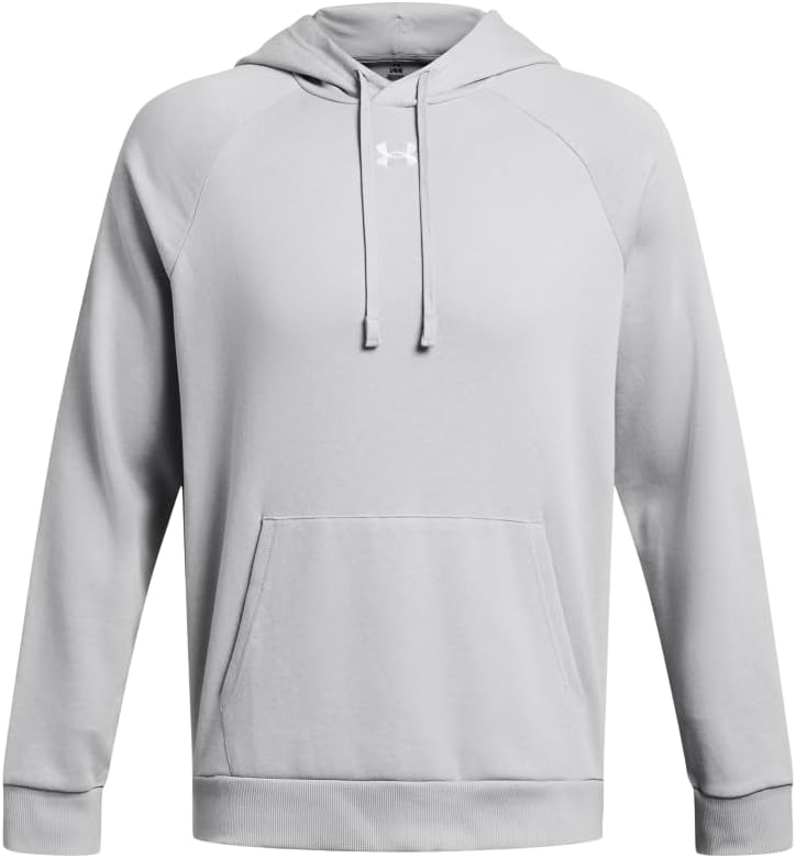 Мужская тренировочная флисовая толстовка Under Armour, худи UA Rival Fleece, белый/серый
Мужская тренировочная флисовая толстовка Under Armour, худи UA Rival Fleece, белый/серый