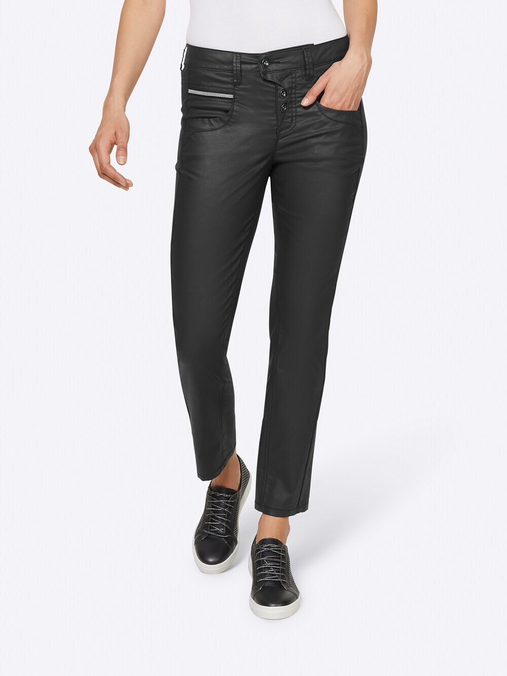 Обычные брюки Heine, черный
Обычные брюки Heine, черный