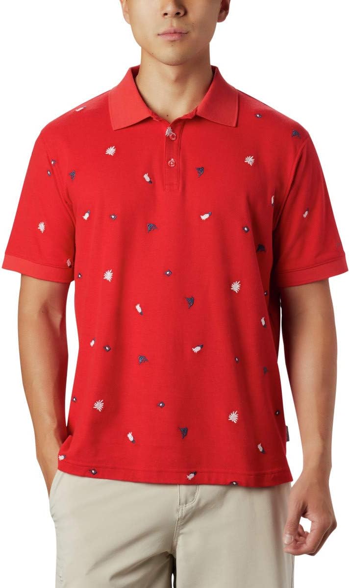 Columbia мужская поло PFG Global Tossed Embroidery, Red
Columbia мужская поло PFG Global Tossed Embroidery, Red