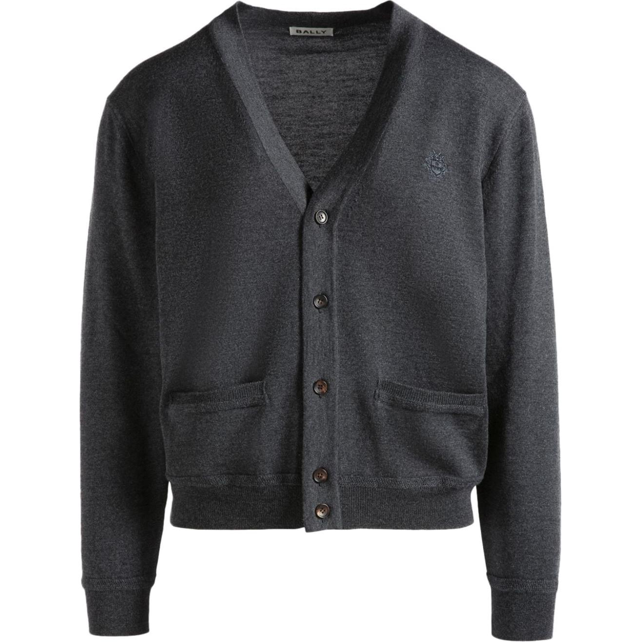 Джемпер V neck Merino Wool Cardigan BALLY, серый
Джемпер V neck Merino Wool Cardigan BALLY, серый