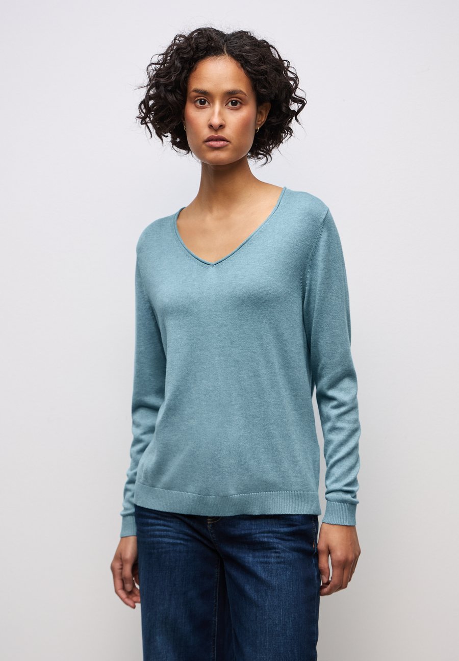 Джемпер Street One V-NECK, Blau/Mottled Light Blue
Джемпер Street One V-NECK, Blau/Mottled Light Blue